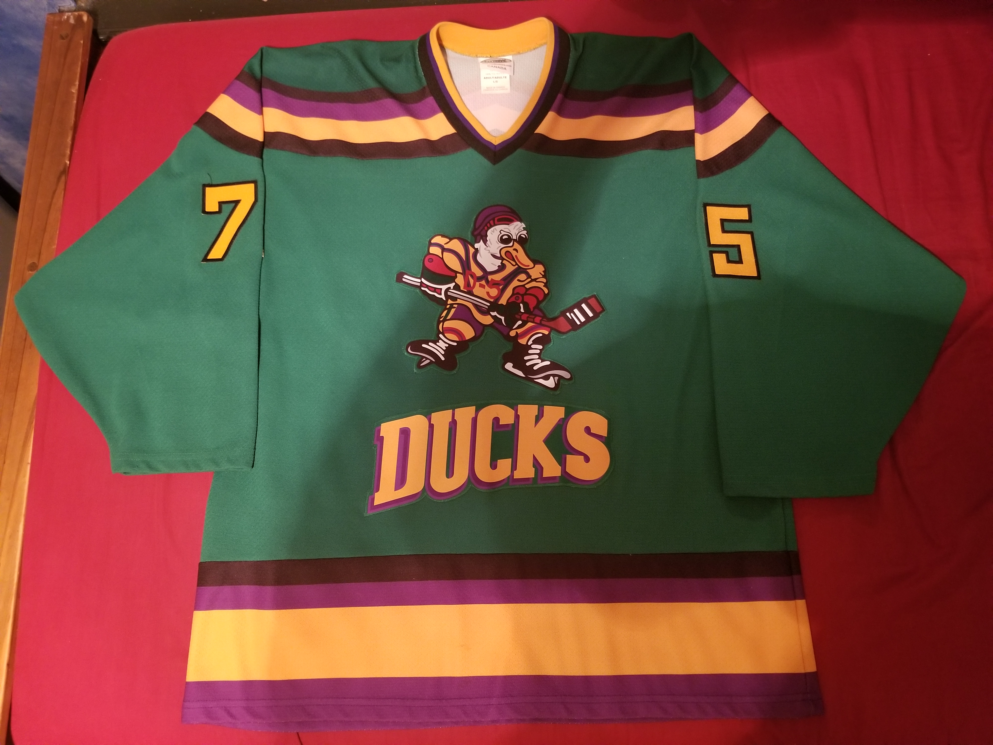 mighty ducks d5 jersey